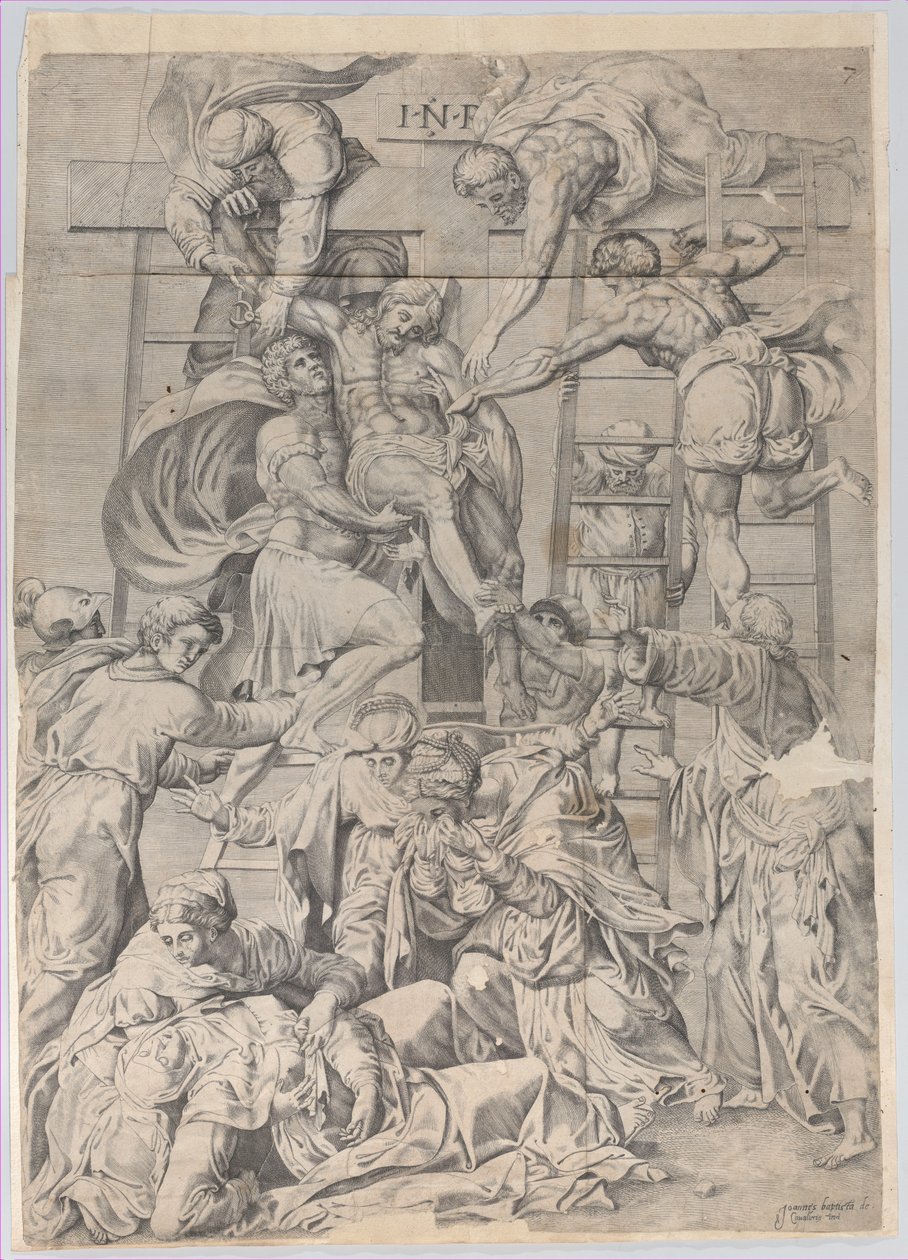 Haçtan İniş, 1550-1600. by Giovanni Battista Cavalieri