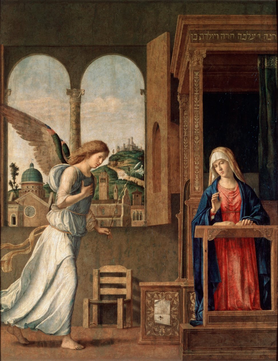 Müjde, 1495. by Giovanni Battista Cima da Conegliano