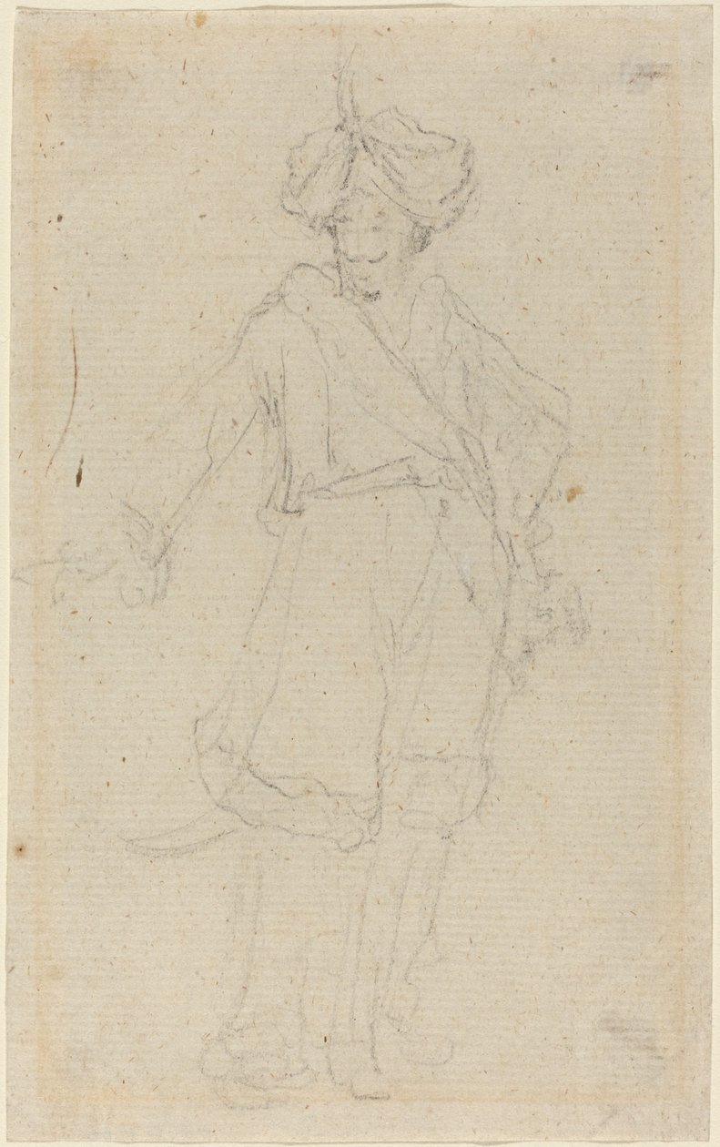 Bir Türk [rekto] by Giovanni Battista Cipriani