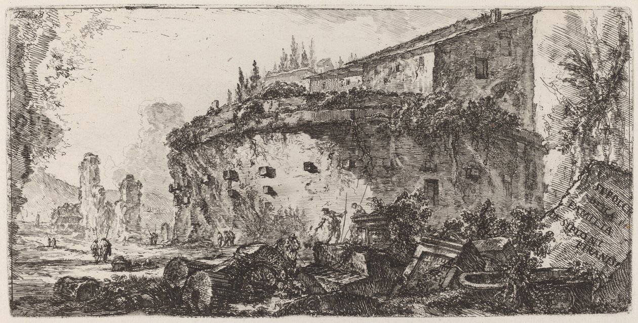 Scipio ailesinin mezarı by Giovanni Battista Piranesi