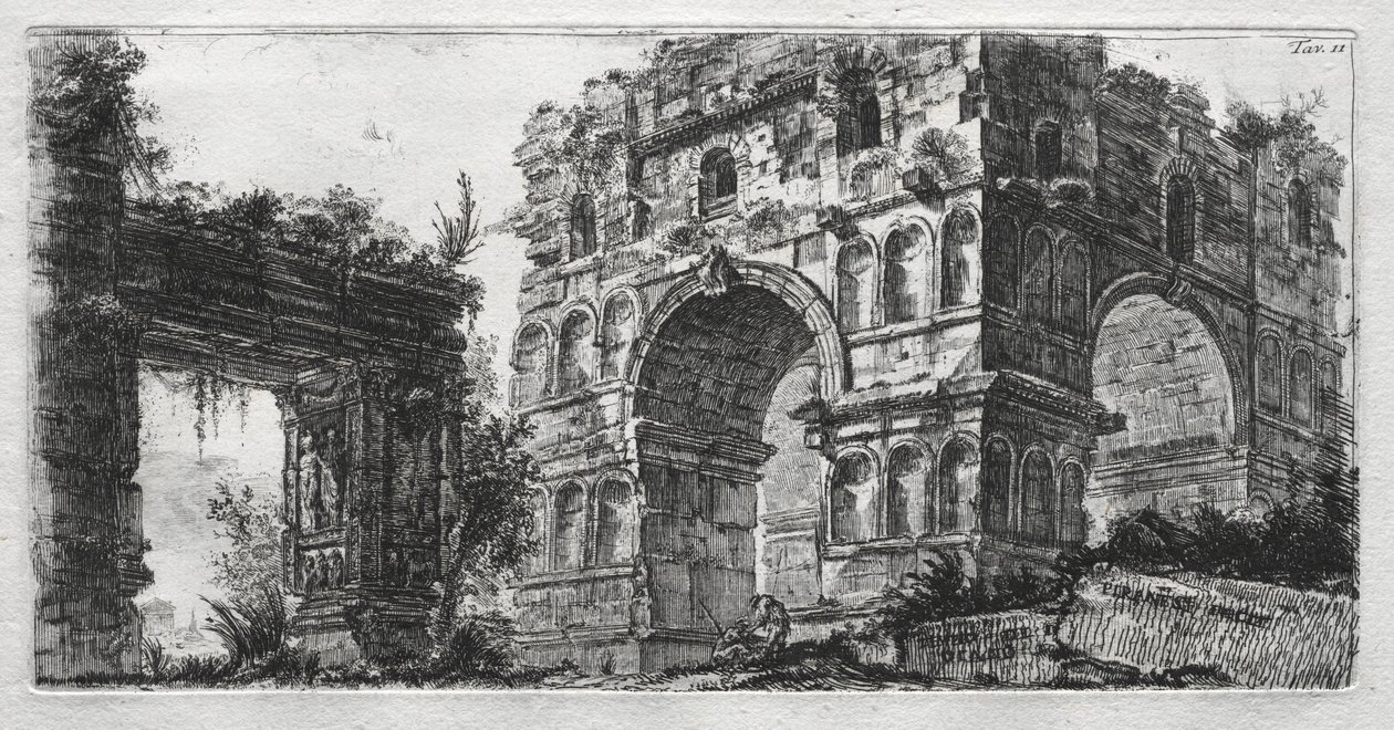 Diana Tapınağı. by Giovanni Battista Piranesi