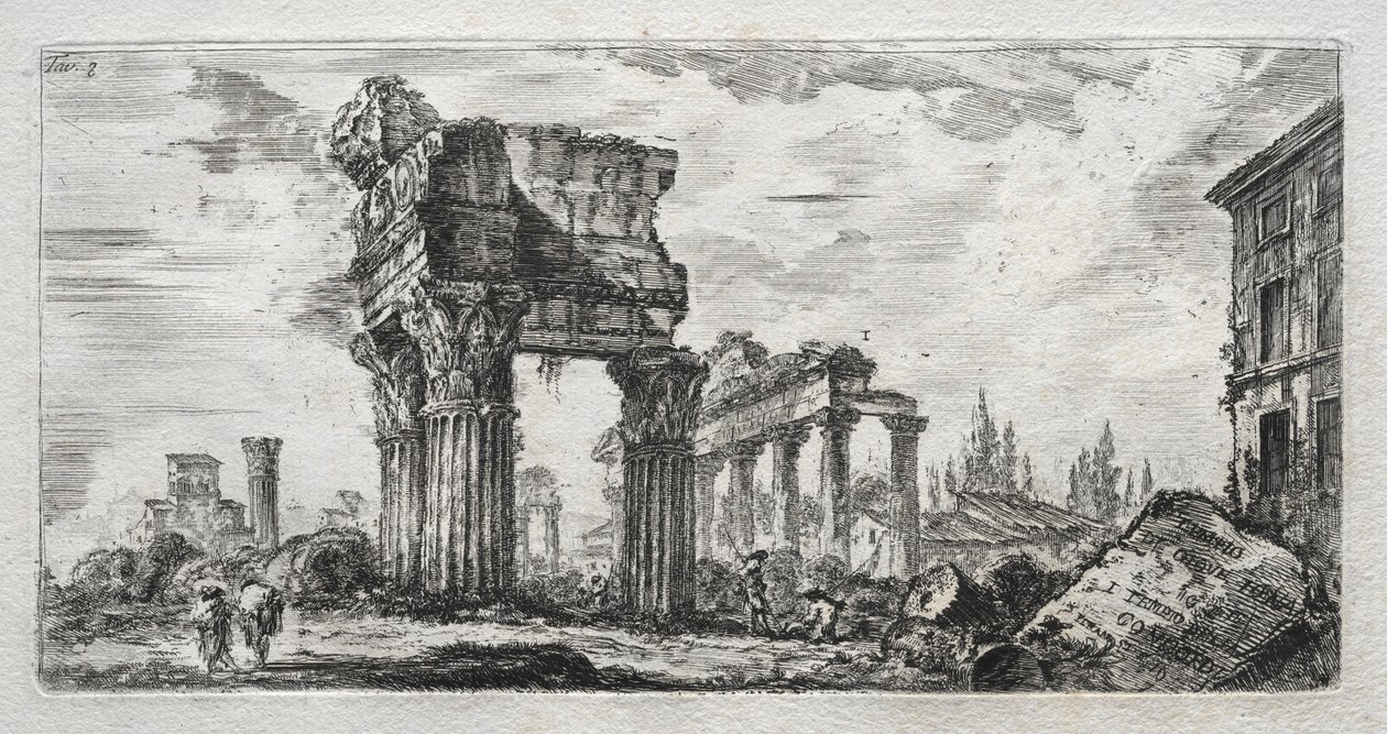 Jüpiter Thunder Tapınağı by Giovanni Battista Piranesi