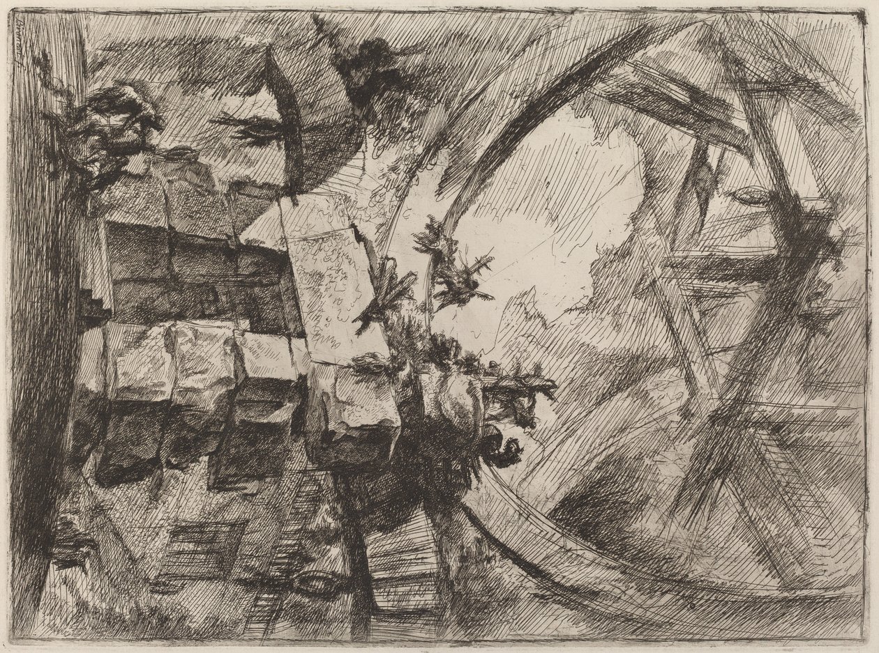 Dev Tekerlek by Giovanni Battista Piranesi