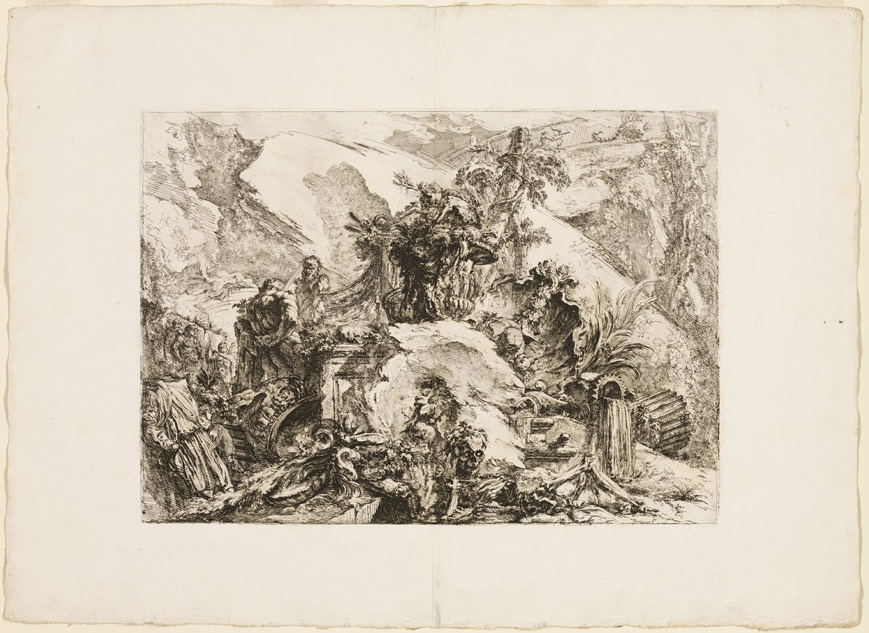 İskeletler by Giovanni Battista Piranesi