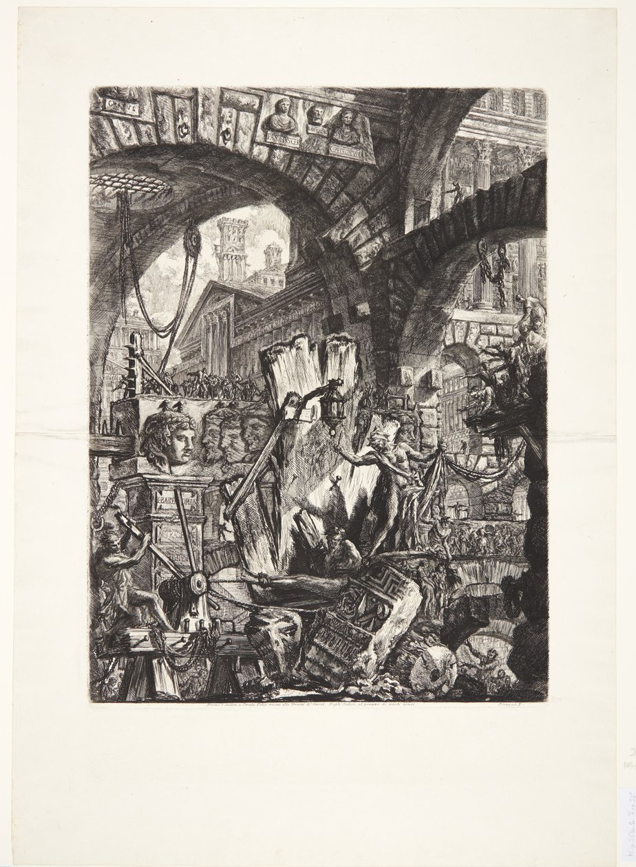raftaki adam by Giovanni Battista Piranesi