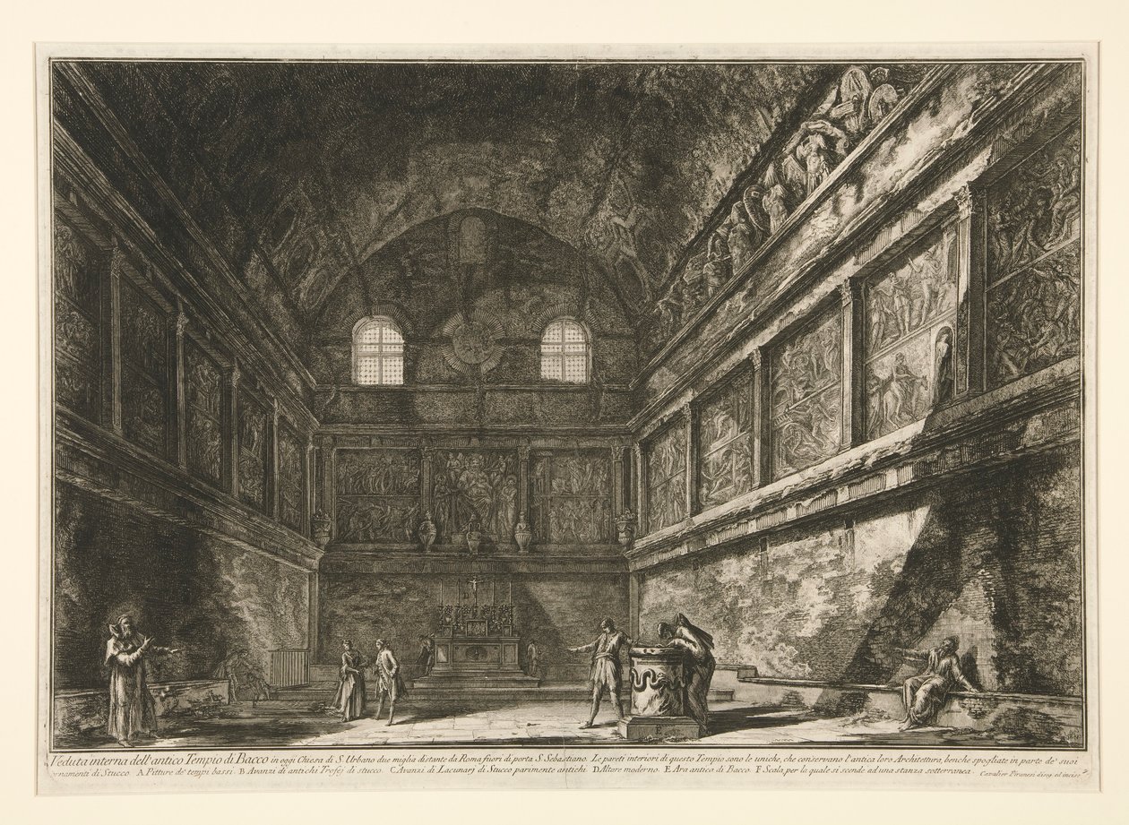 İç görünüm by Giovanni Battista Piranesi