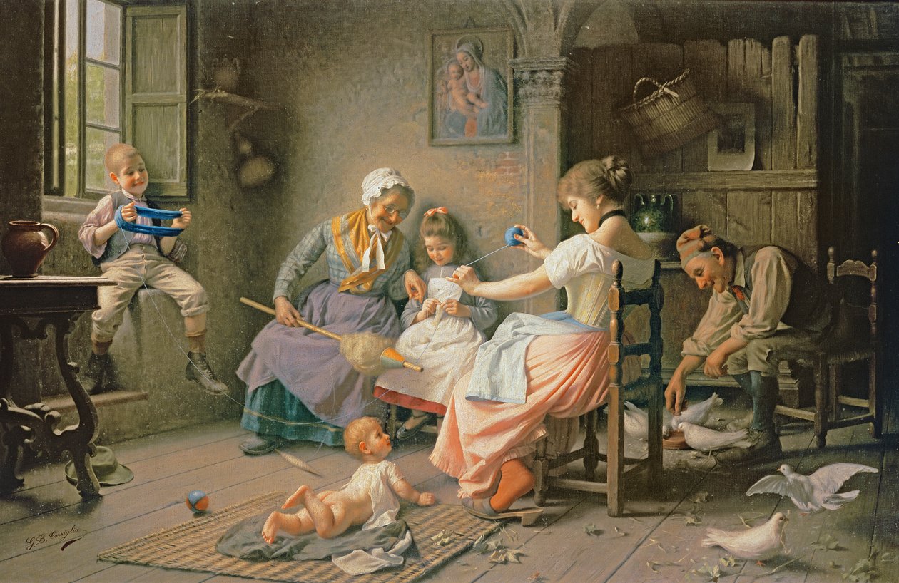 anneye yardım etmek by Giovanni Battista Torriglia