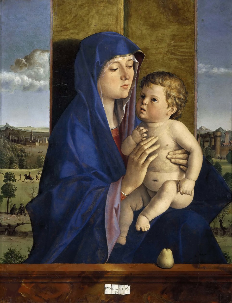 Çocuklu Madonna, yaklaşık 1485. by Giovanni Bellini