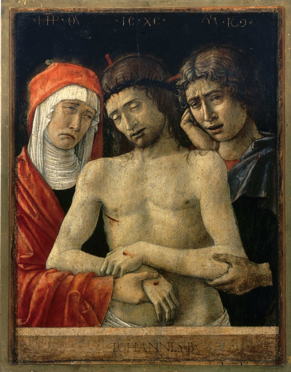 Bakire ve Aziz John ile Pieta by Giovanni Bellini
