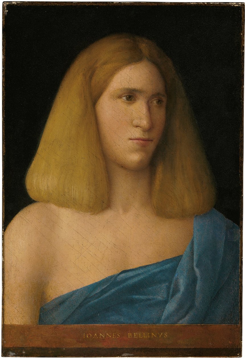 genç bir adam portresi by Giovanni Bellini