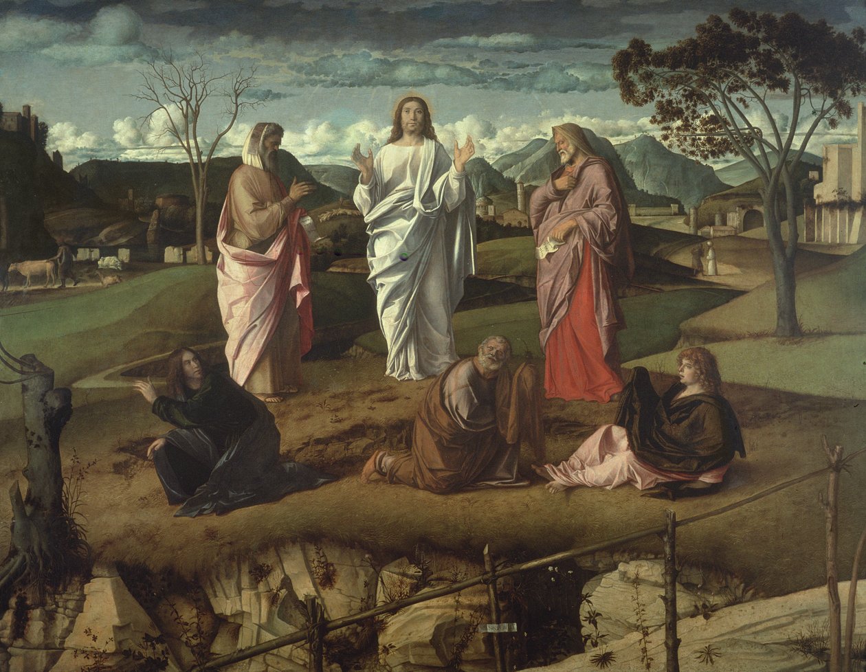 Başkalaşım, 1485 by Giovanni Bellini