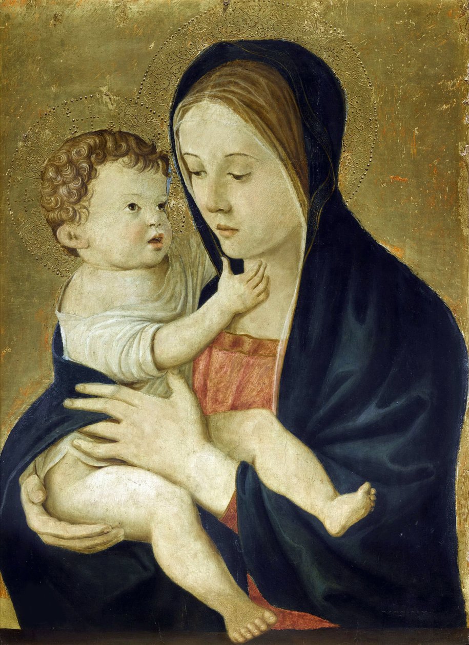 Bakire ve Çocuk, yaklaşık 1470-1475. by Giovanni Bellini