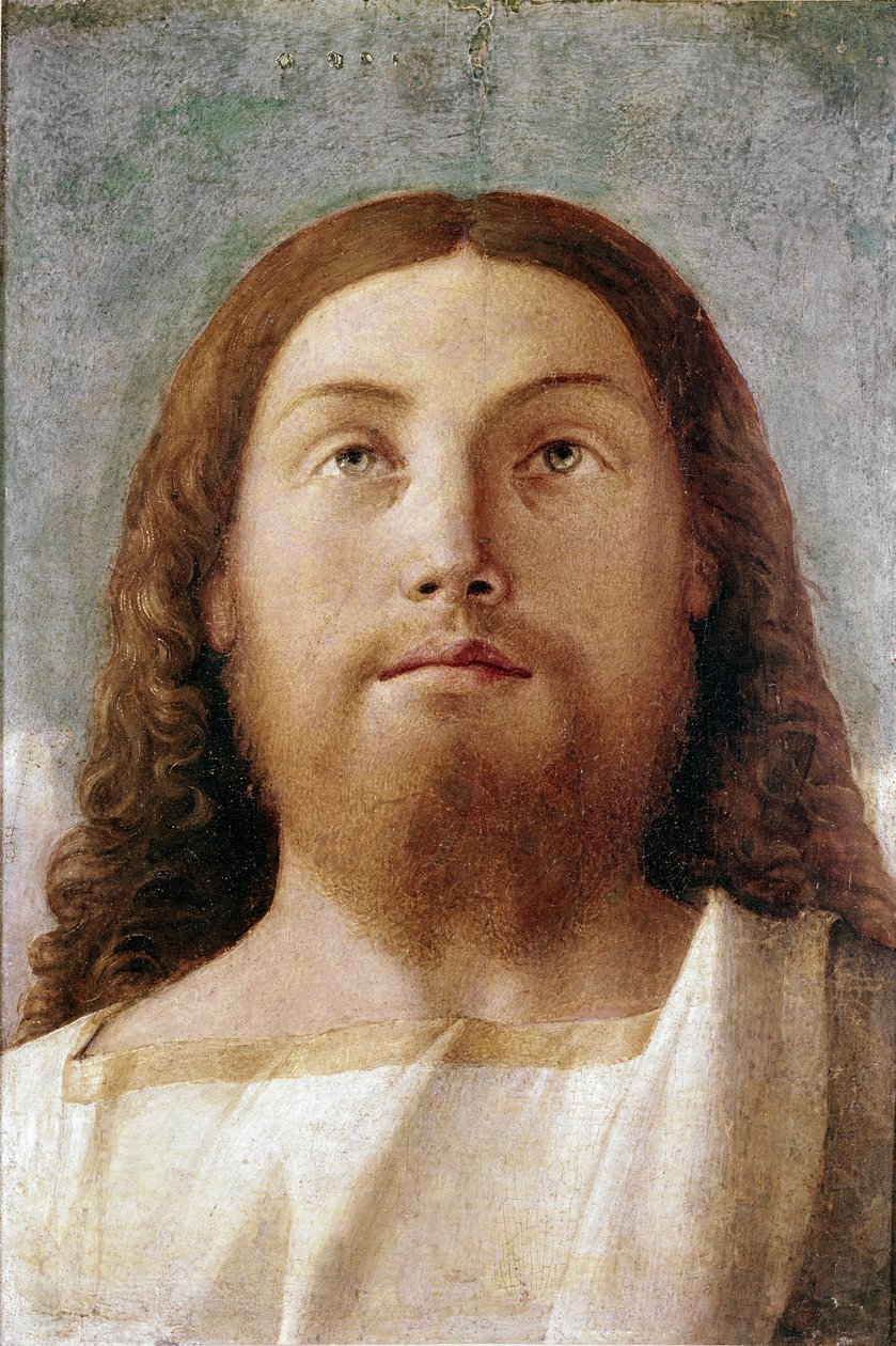 Kurtarıcı. Detay (panelde sıcaklık by Giovanni Bellini