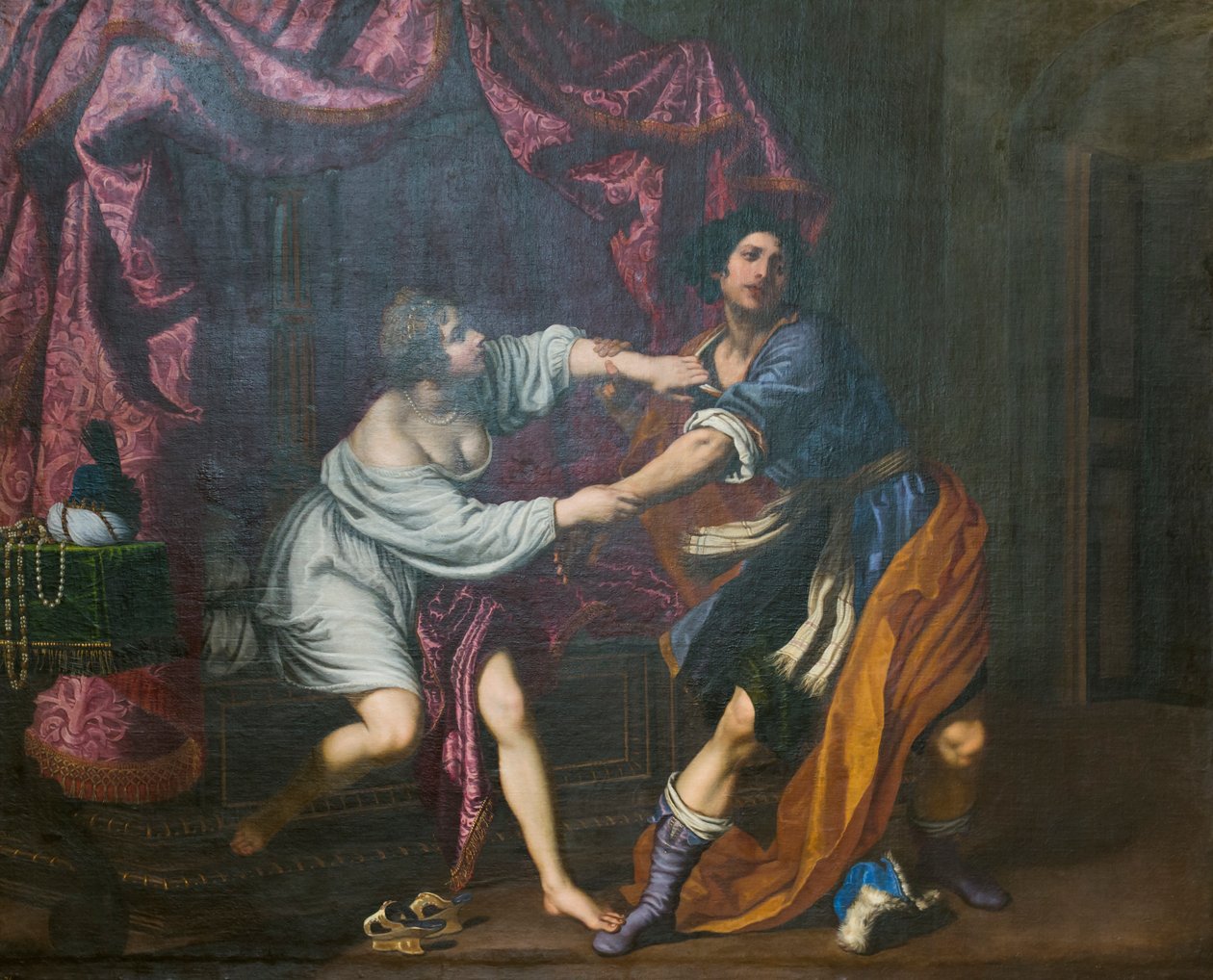 Joseph ve Potifar'ın karısı by Giovanni Biliverti
