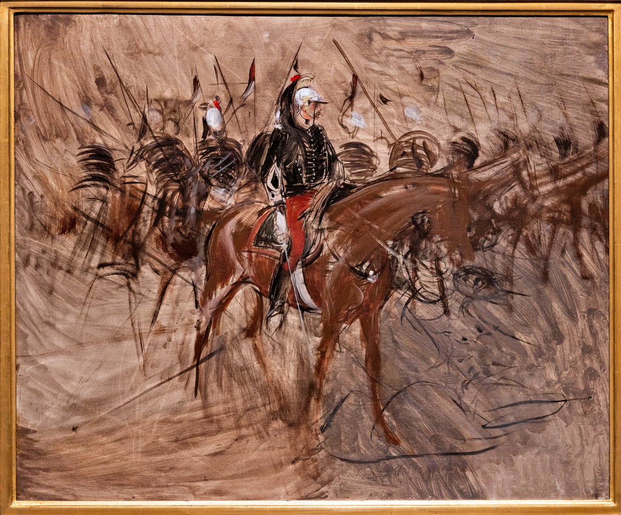 At sırtında ejderhalar by Giovanni Boldini