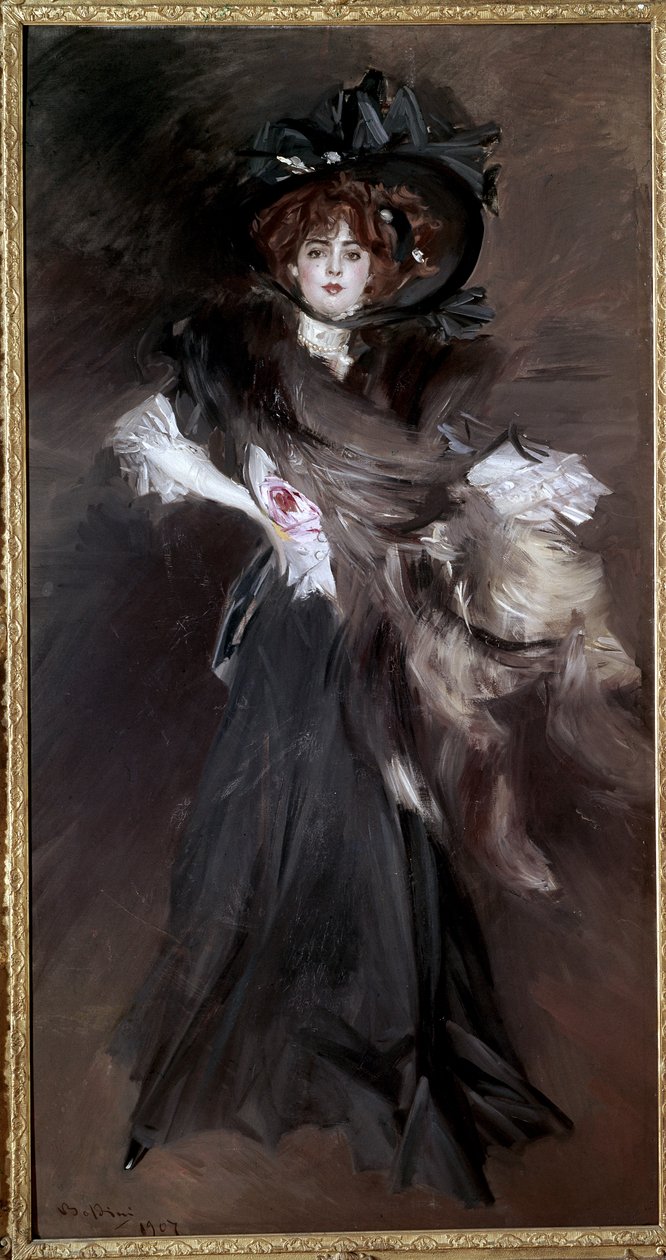 Matmazel Lantelme#39;nin portresi by Giovanni Boldini
