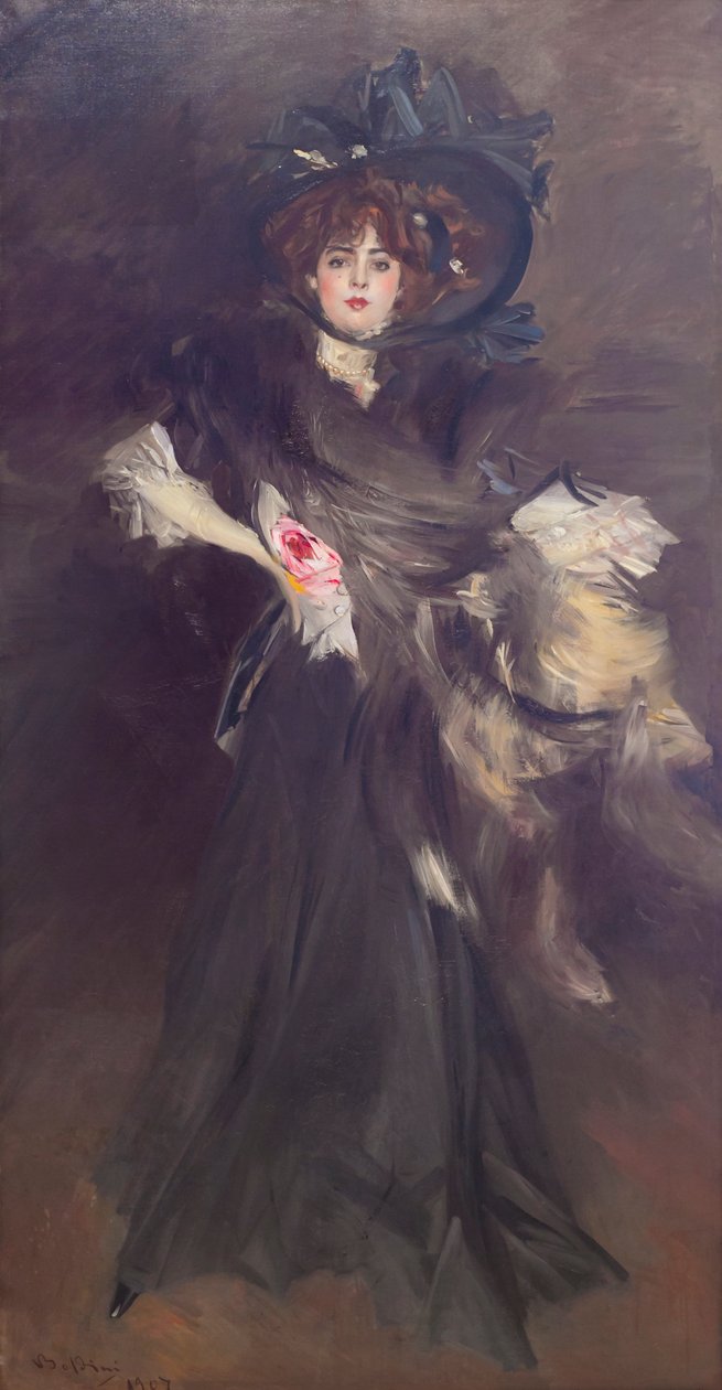 Matmazel Lantelme'nin portresi by Giovanni Boldini