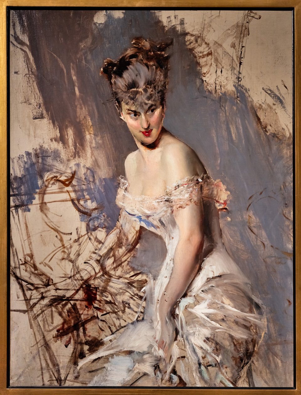 Oyuncu Alice Regnault'un portresi by Giovanni Boldini
