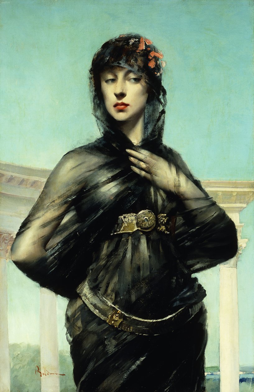 Kara Peçe, by Giovanni Boldini