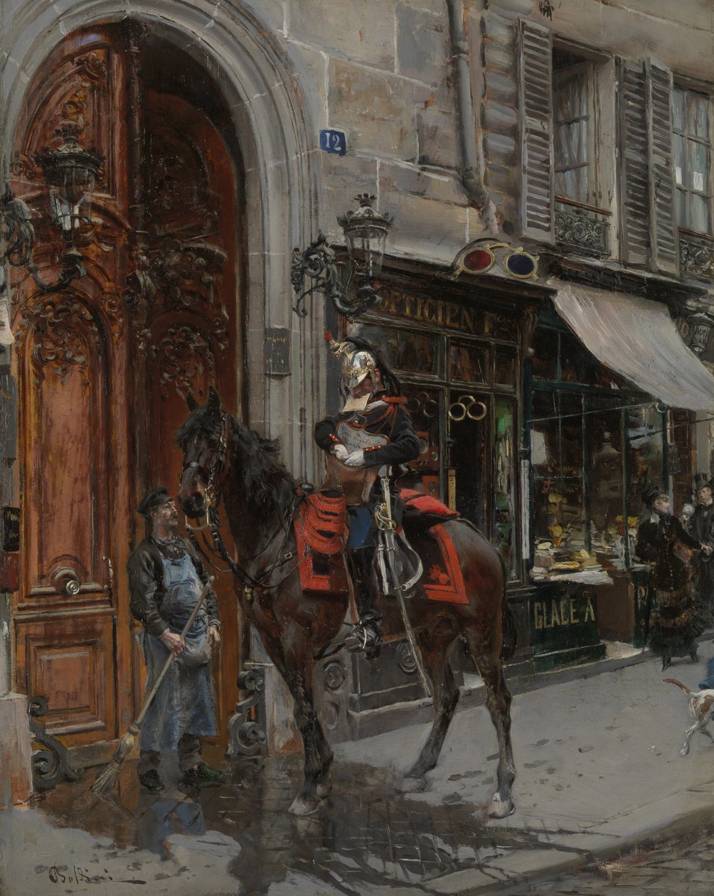 Sevk Taşıyıcı, 1879. by Giovanni Boldini