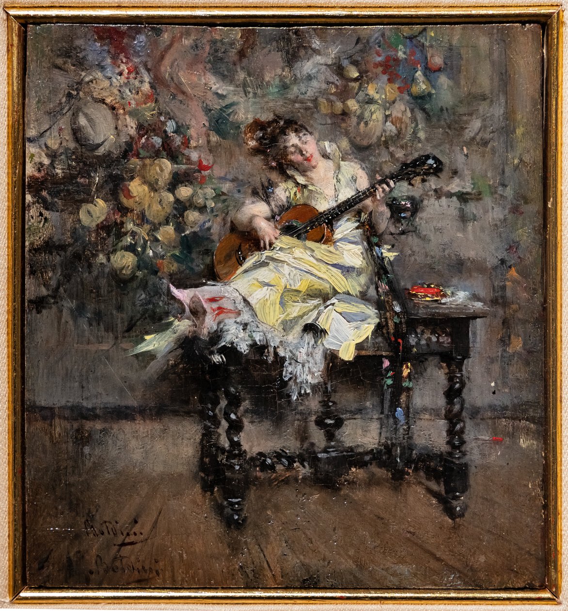 gitarist by Giovanni Boldini