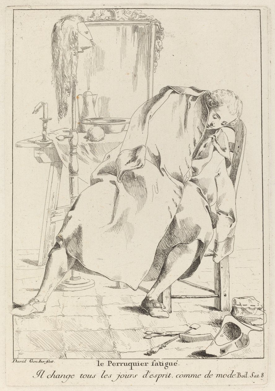 Yorgun Peruk Yapıcı by Giovanni David