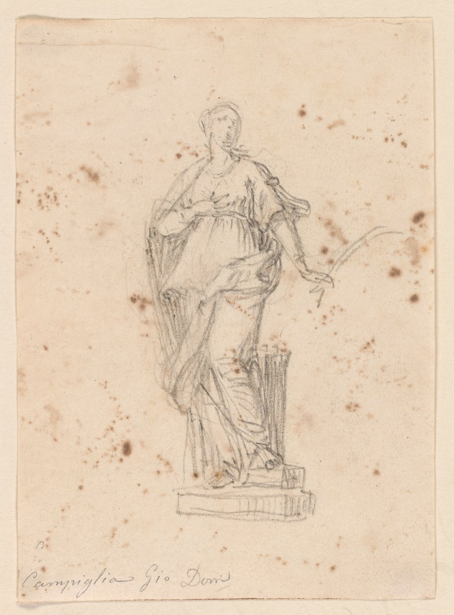Kadın Aziz Heykeli by Giovanni Domenico Campiglia