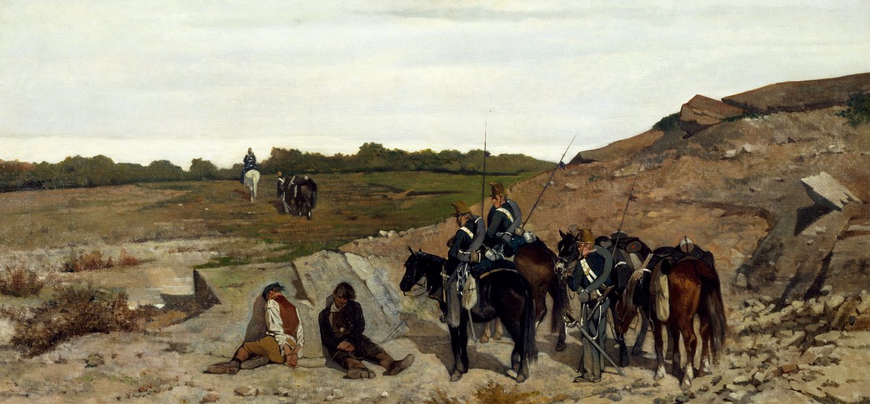 Eşkıyaya karşı kampanya bölümü by Giovanni Fattori