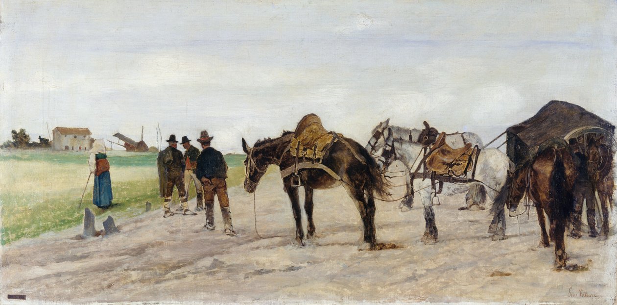 Roma kırsalı by Giovanni Fattori