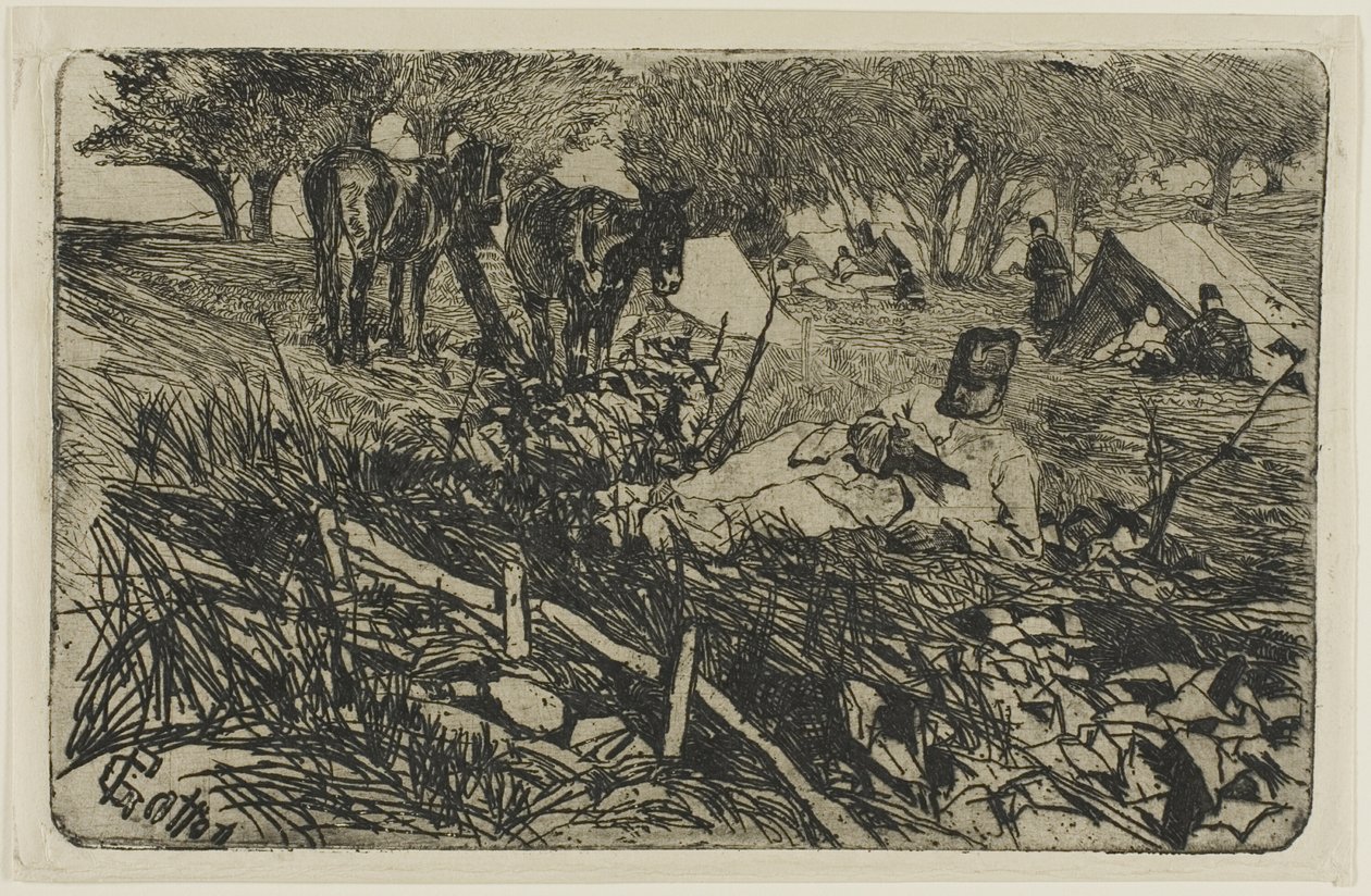 Kamptaki Mektup by Giovanni Fattori
