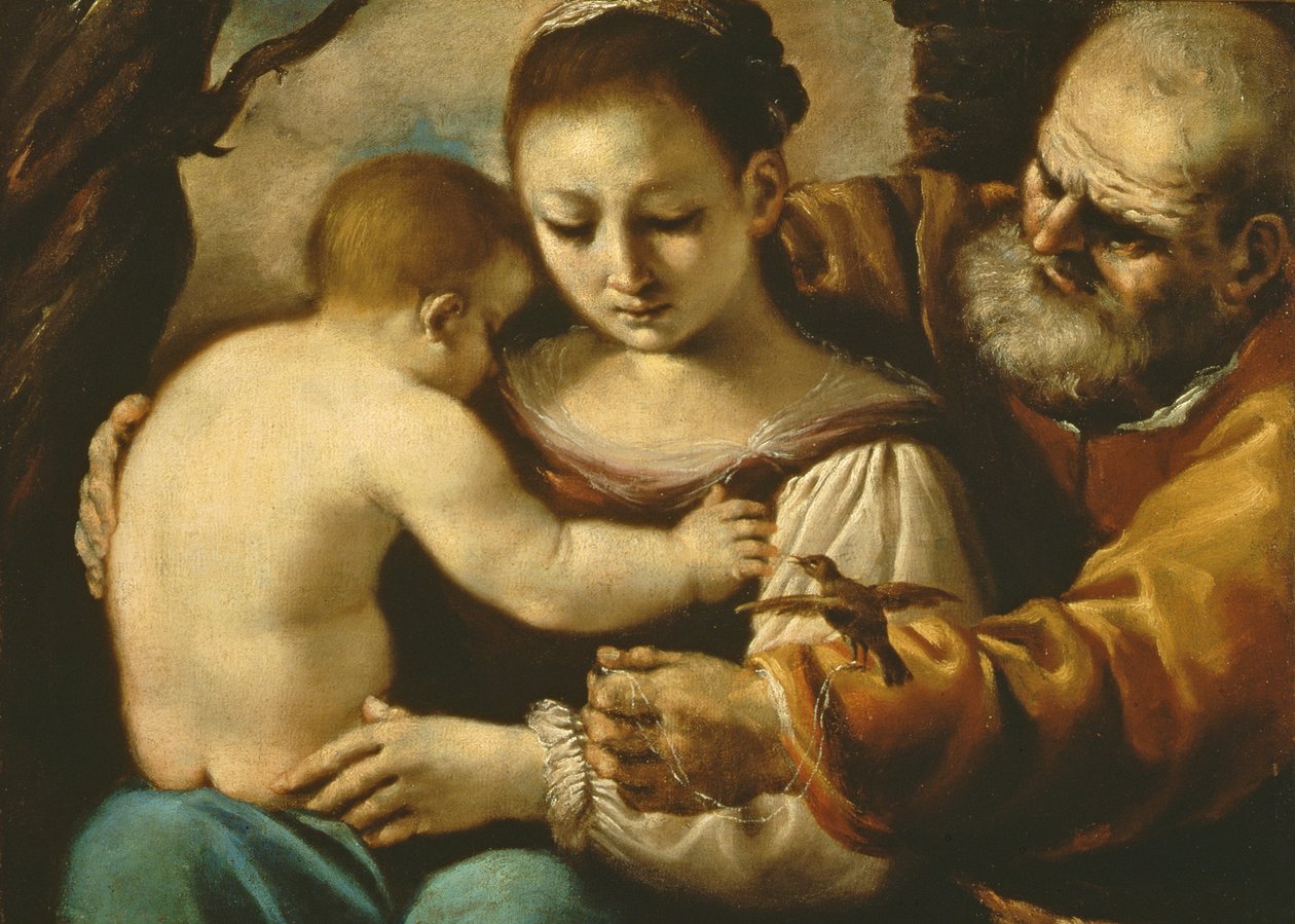 kutsal Aile by Giovanni Francesco Barbieri