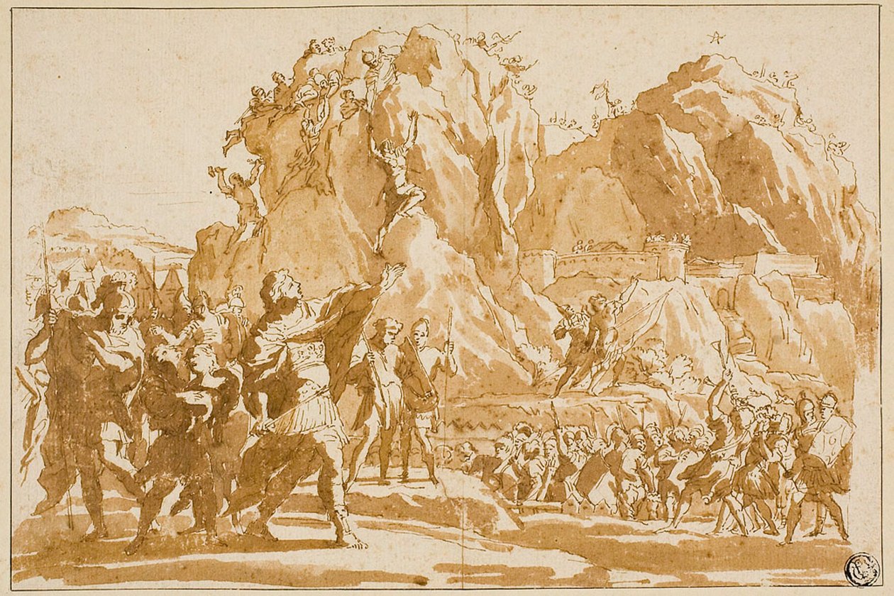 Jericho Kuşatması by Giovanni Francesco Grimaldi