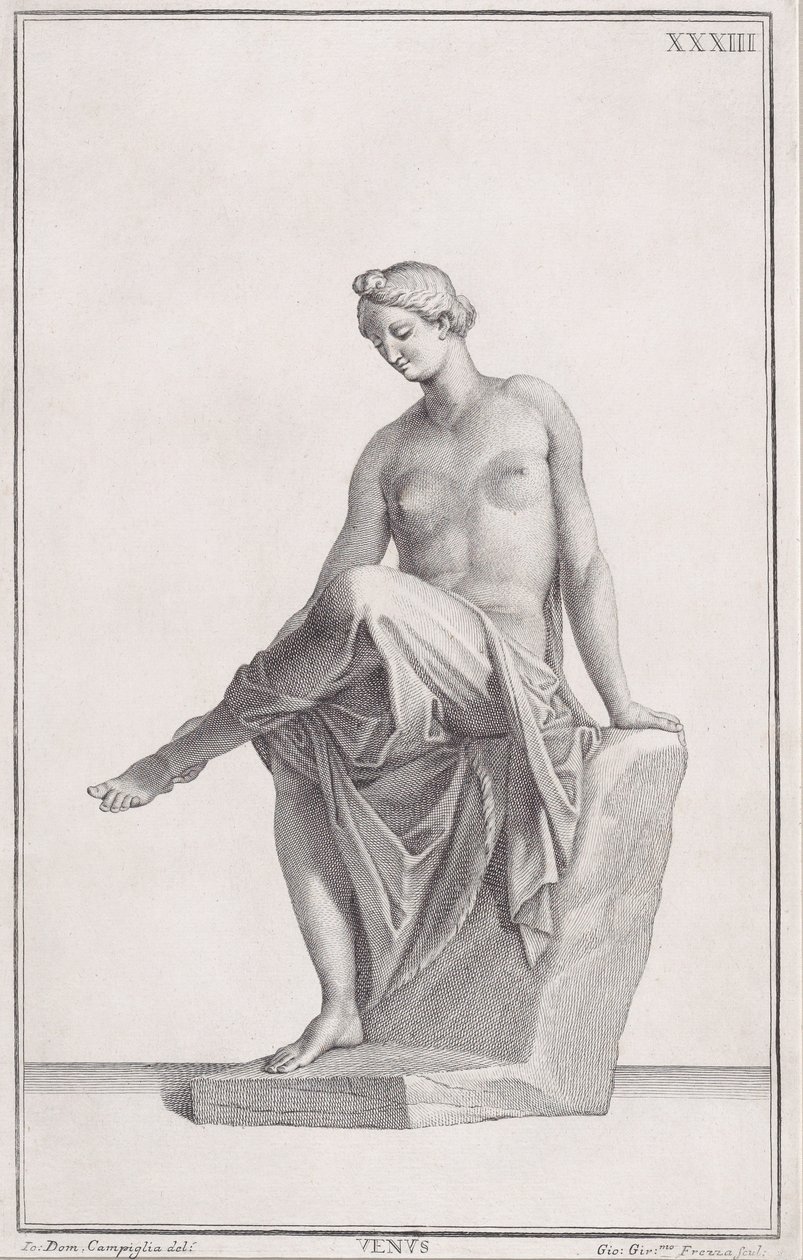 Venüs Heykeli, 1734. by Giovanni Girolamo Frezza