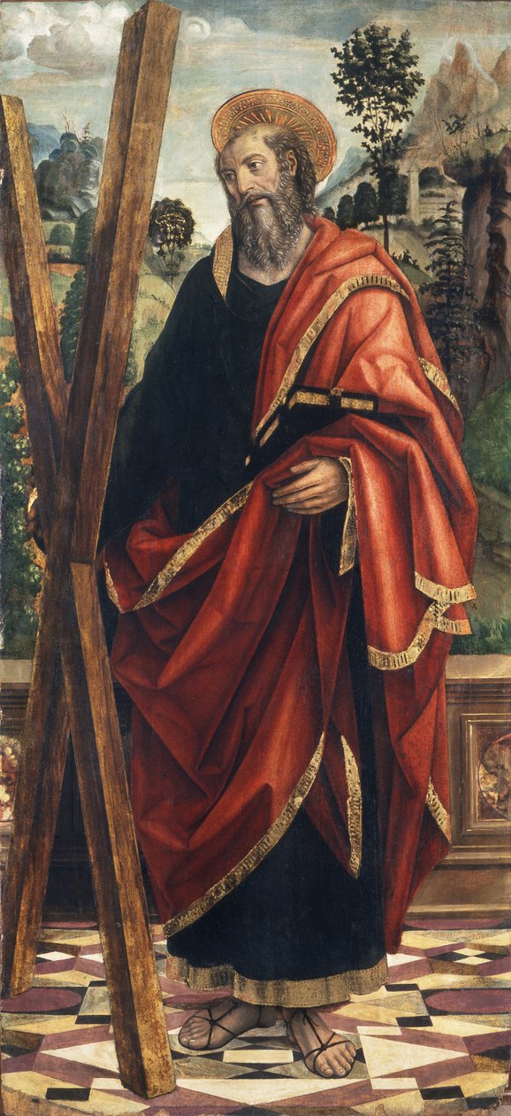 Andrew, c.1496 (panelde yağ) by Giovanni Martino Spanzotti