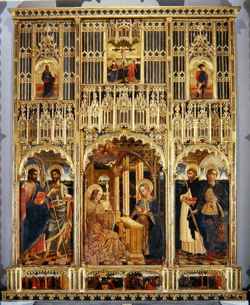 Müjde altarpiece by Giovanni Mazone