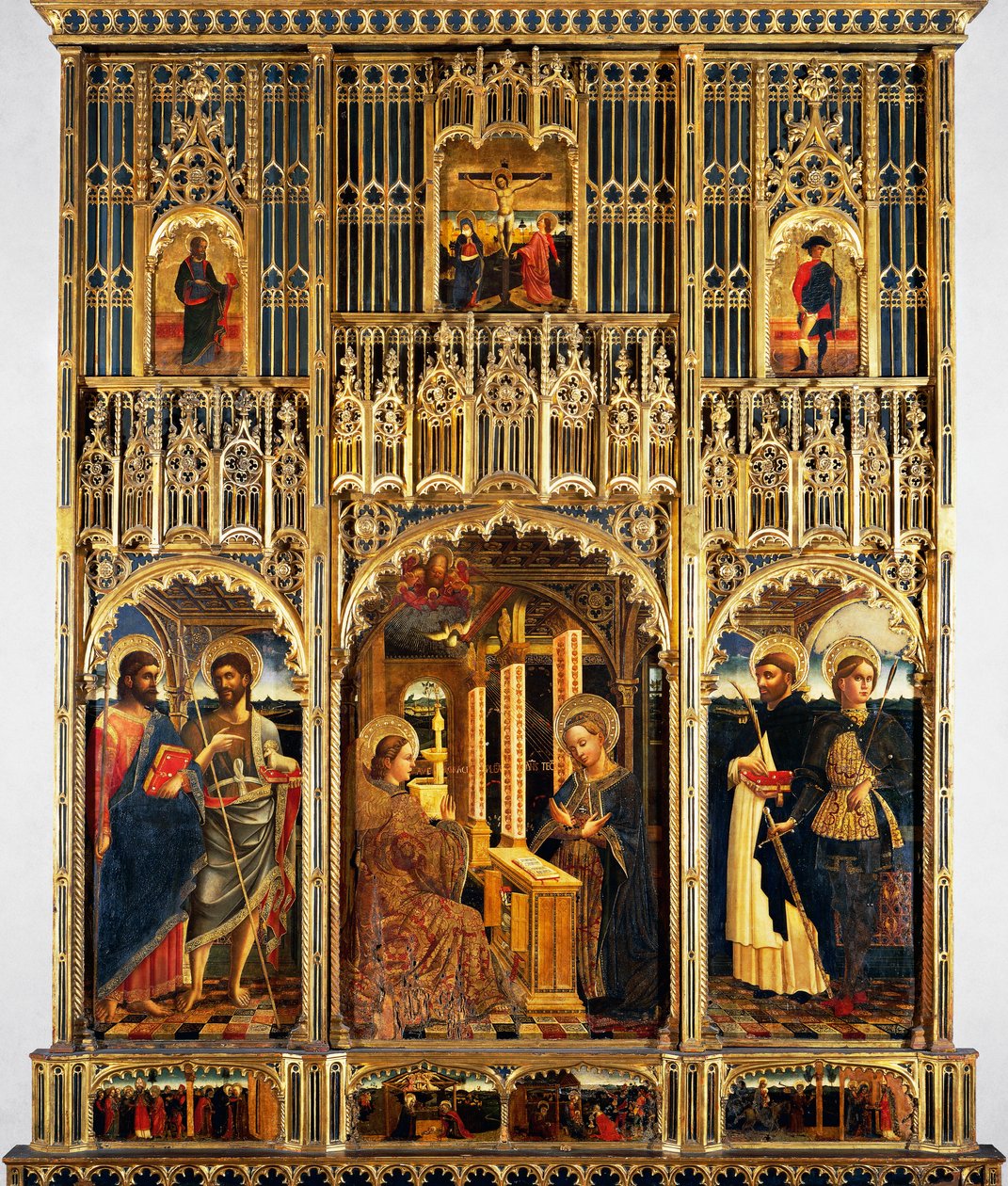 Müjde ve Azizler, altarpiece by Giovanni Mazone