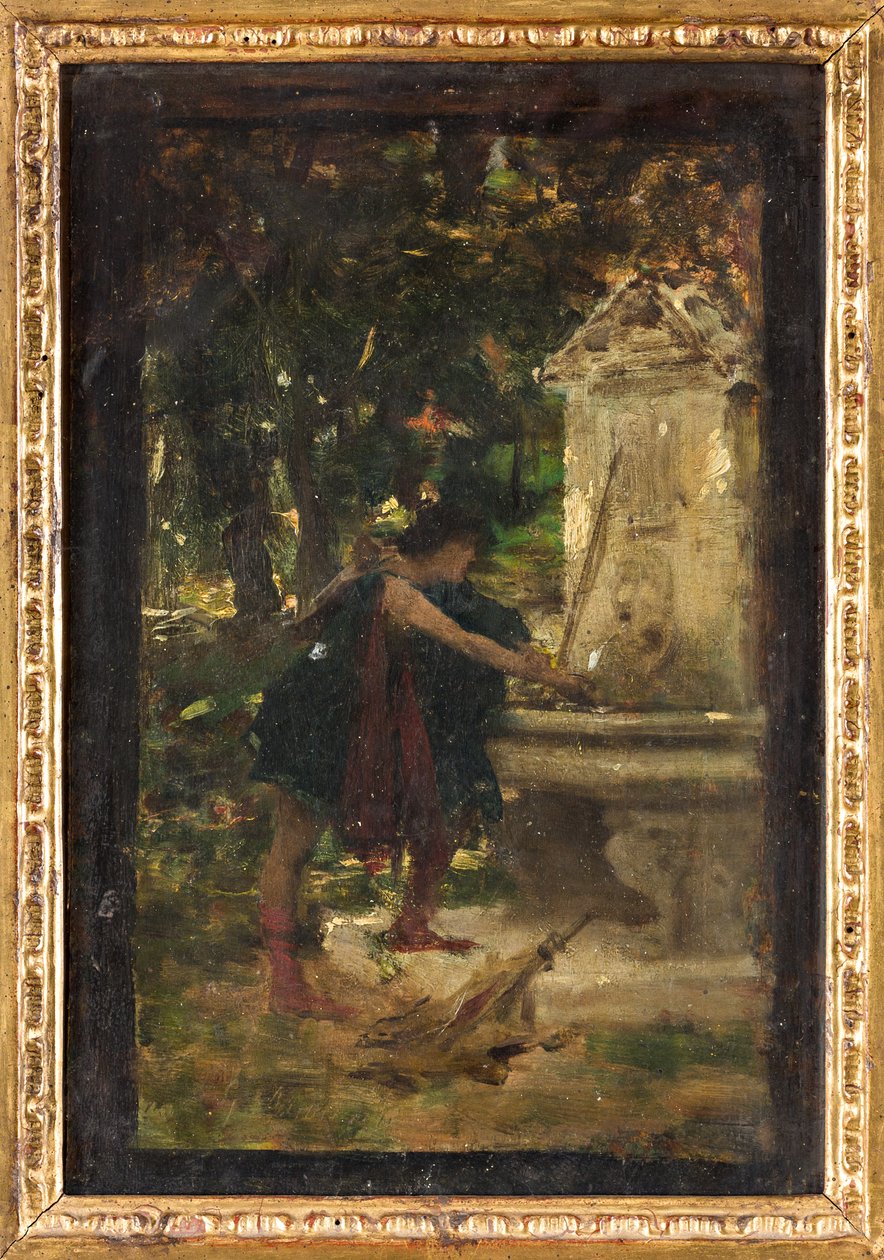 Çeşmede (gemide yağ) by Giovanni Muzzioli