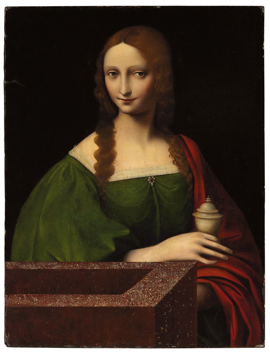 Mecdelli Meryem (panelde yağ) by Giovanni Pietro Rizzoli Giampietrino