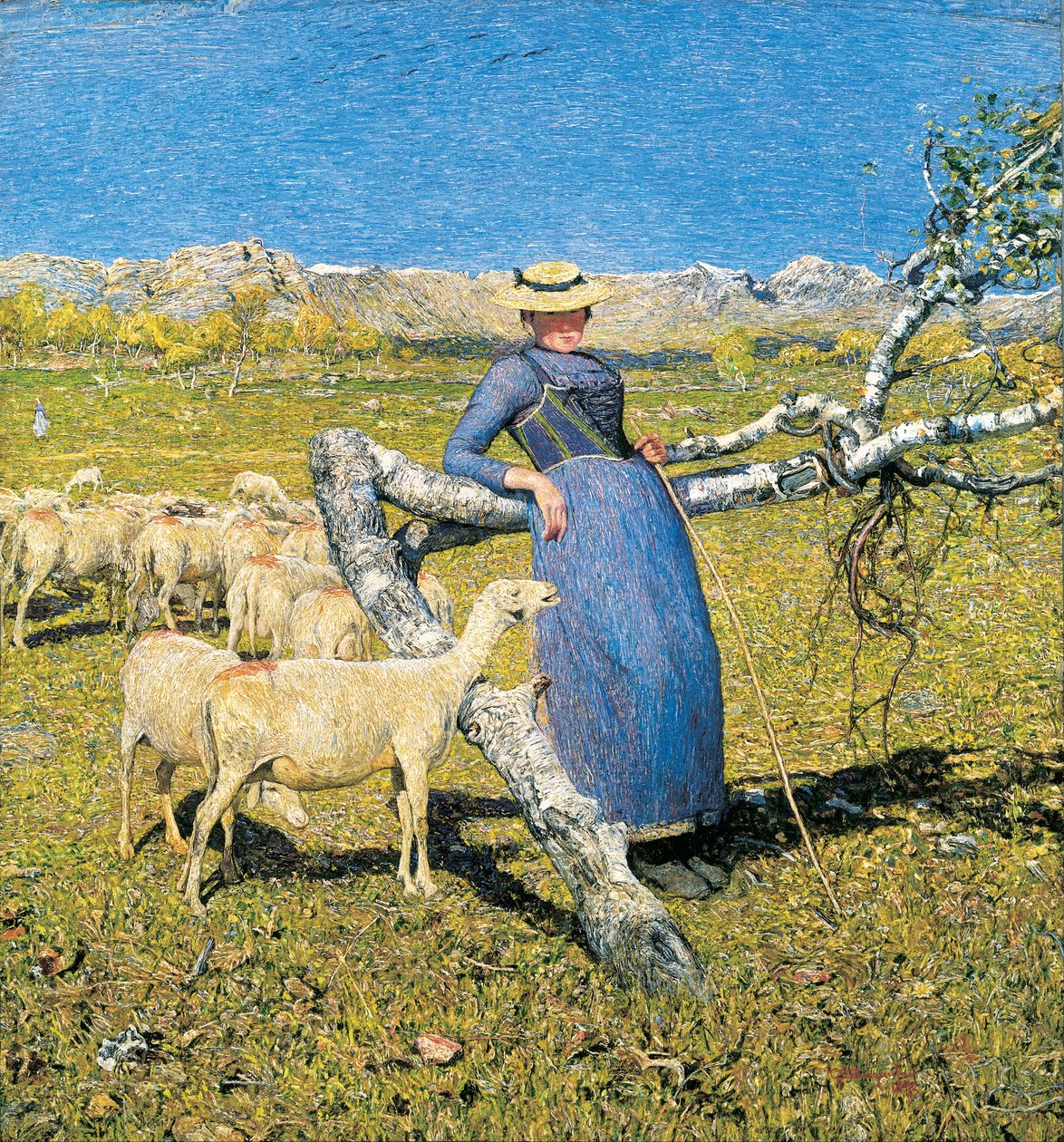 ಆಲ್ಪ್‌ಸ್ಟರ್ಕ್‌ನಲ್ಲಿ ಮಧ್ಯಾಹ್ನ by Giovanni Segantini
