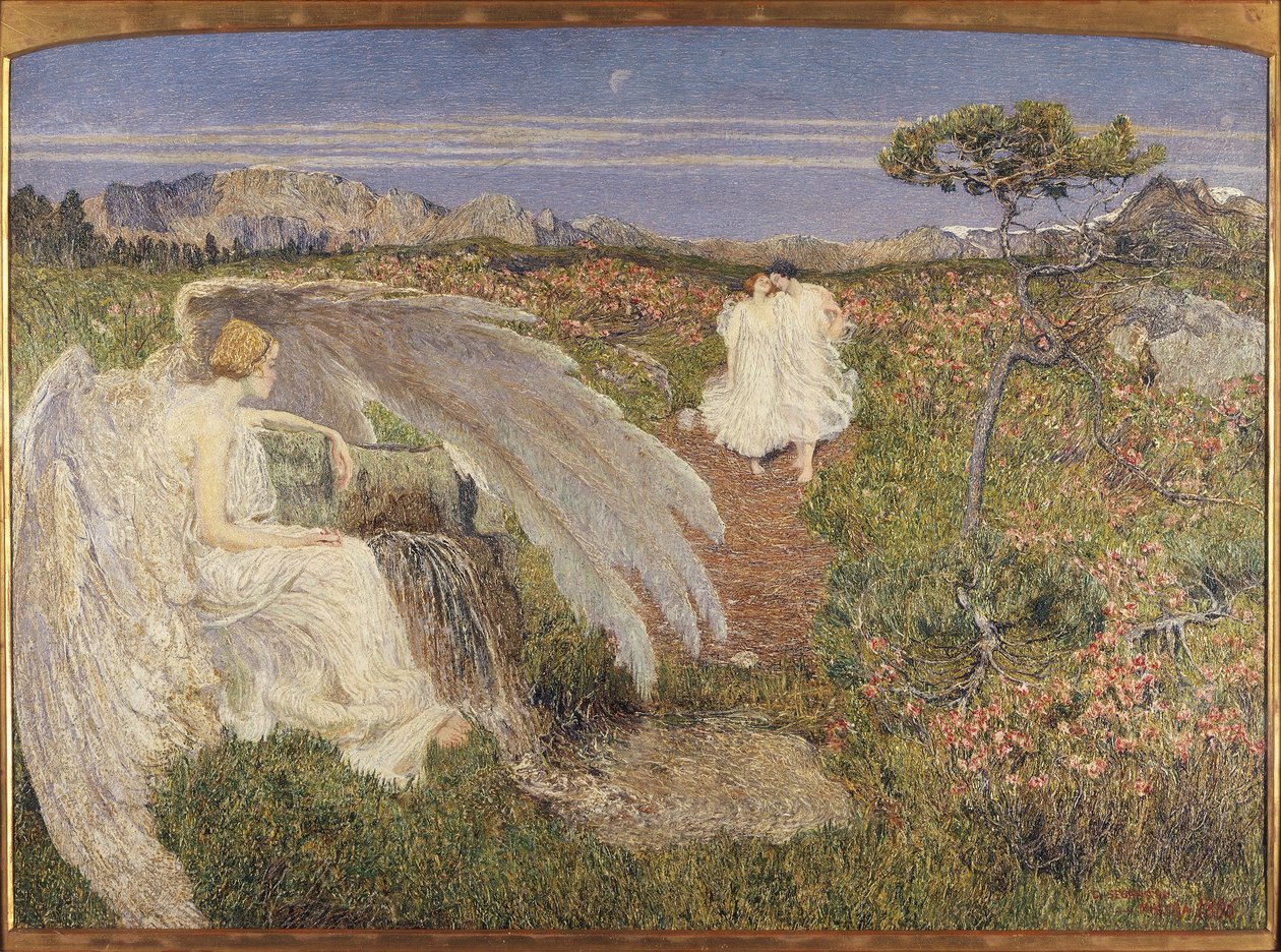 İtalya, Hayat Çeşmesinde Aşk by Giovanni Segantini