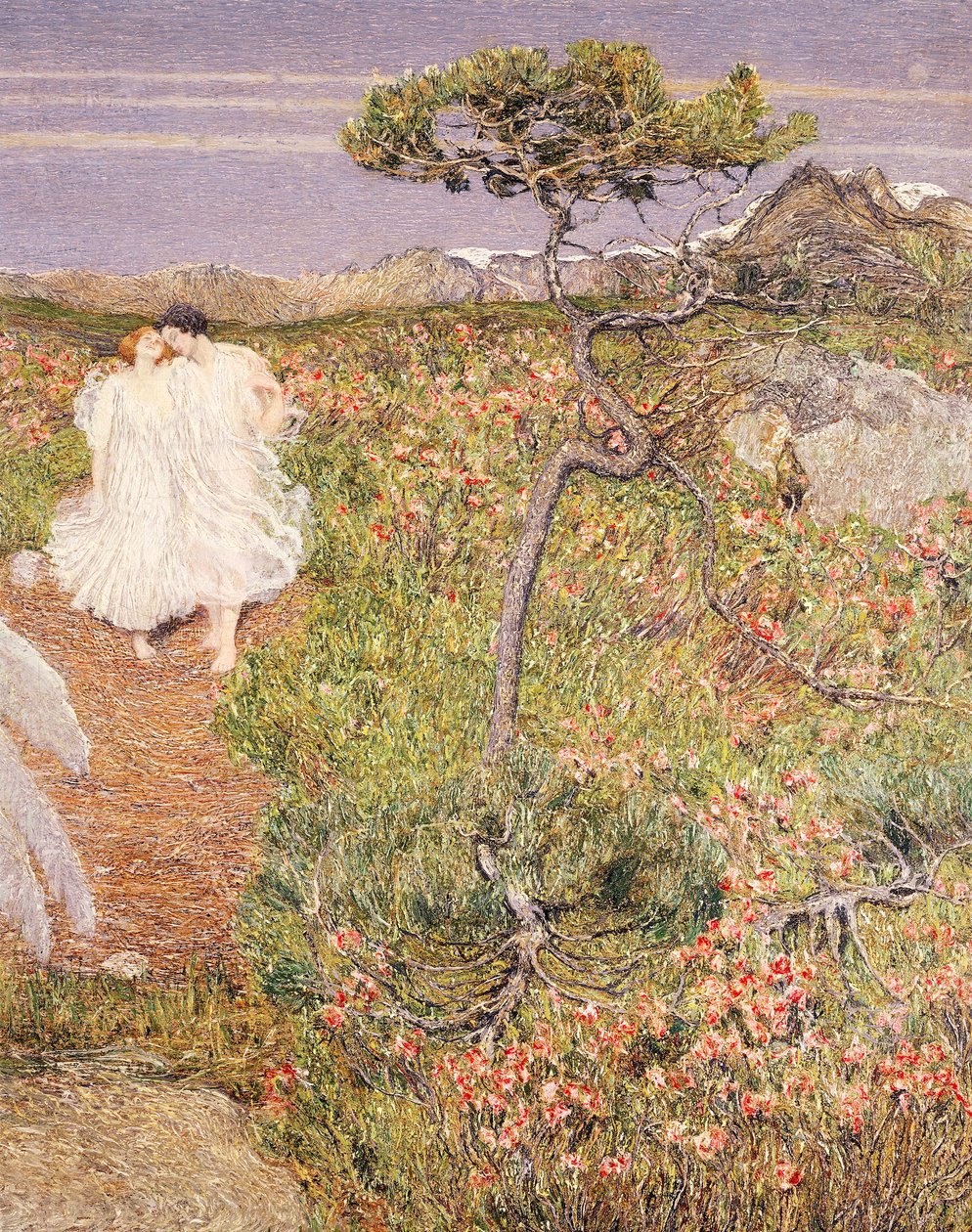 İtalya, Hayat Çeşmesinde Aşk by Giovanni Segantini
