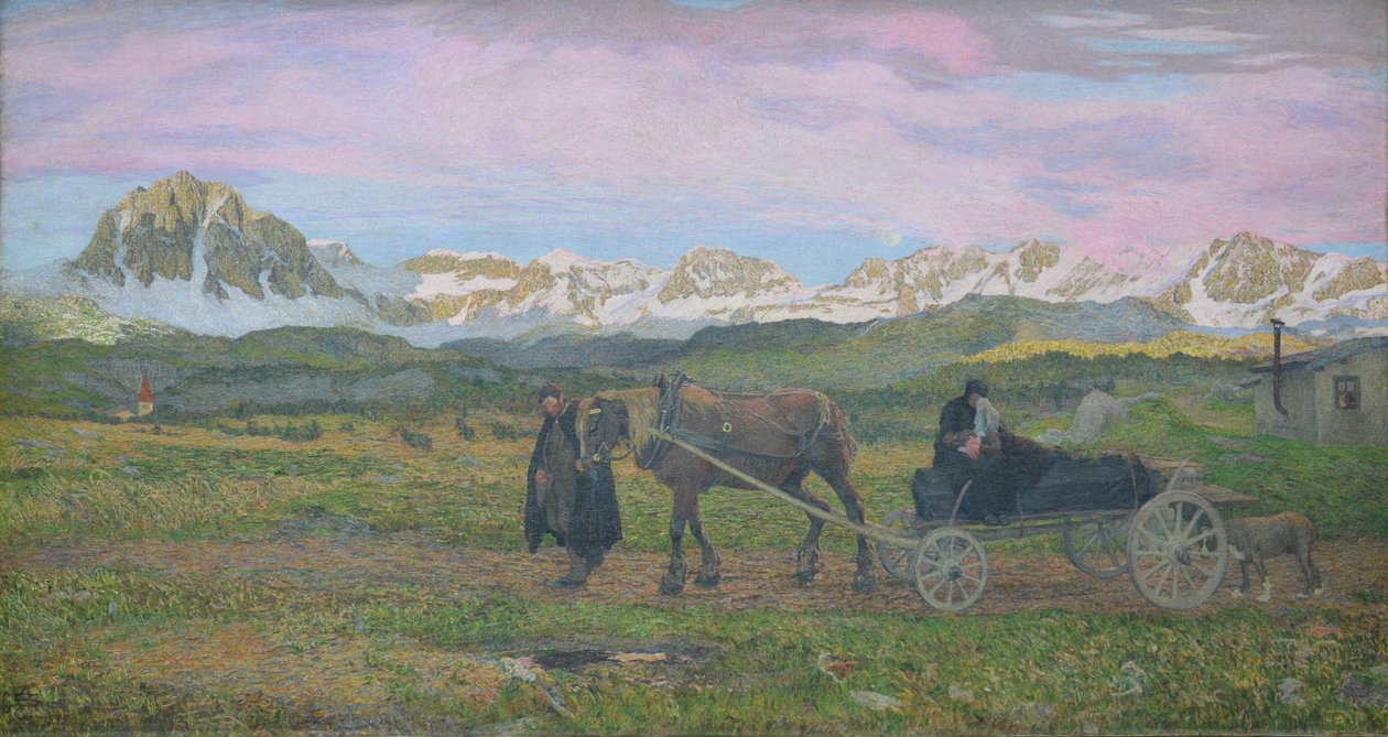 Eve dön by Giovanni Segantini
