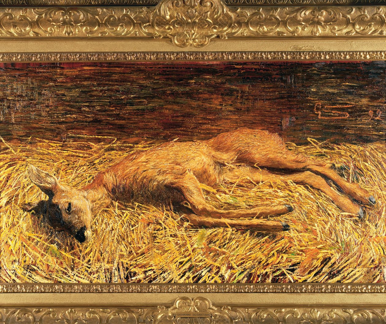 İsviçre, Saint Moritz, Ölü Karaca by Giovanni Segantini