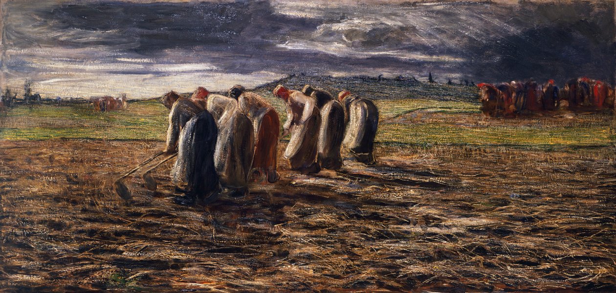 Patates Hasadı, Giovanni Segantini (1858-1899) by Giovanni Segantini