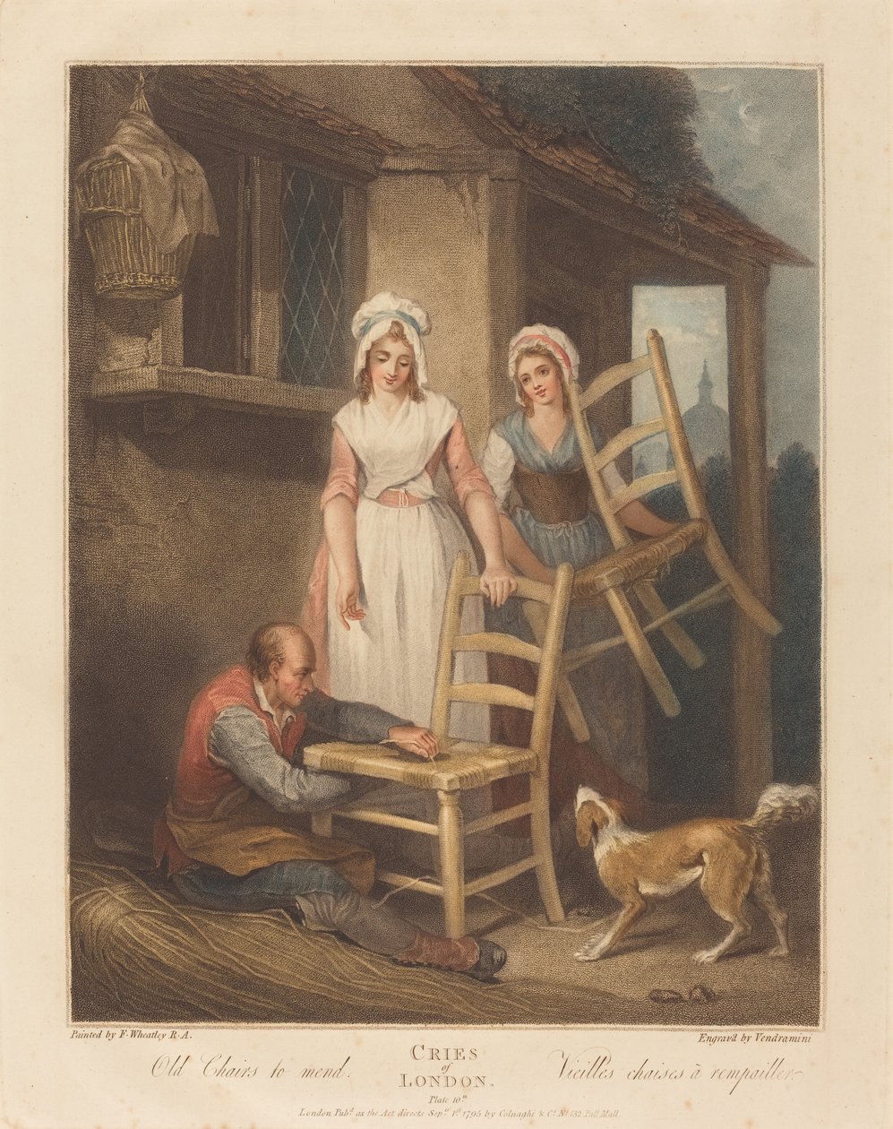 Tamir Edilecek Eski Sandalyeler by Giovanni Vendramini after Francis Wheatley
