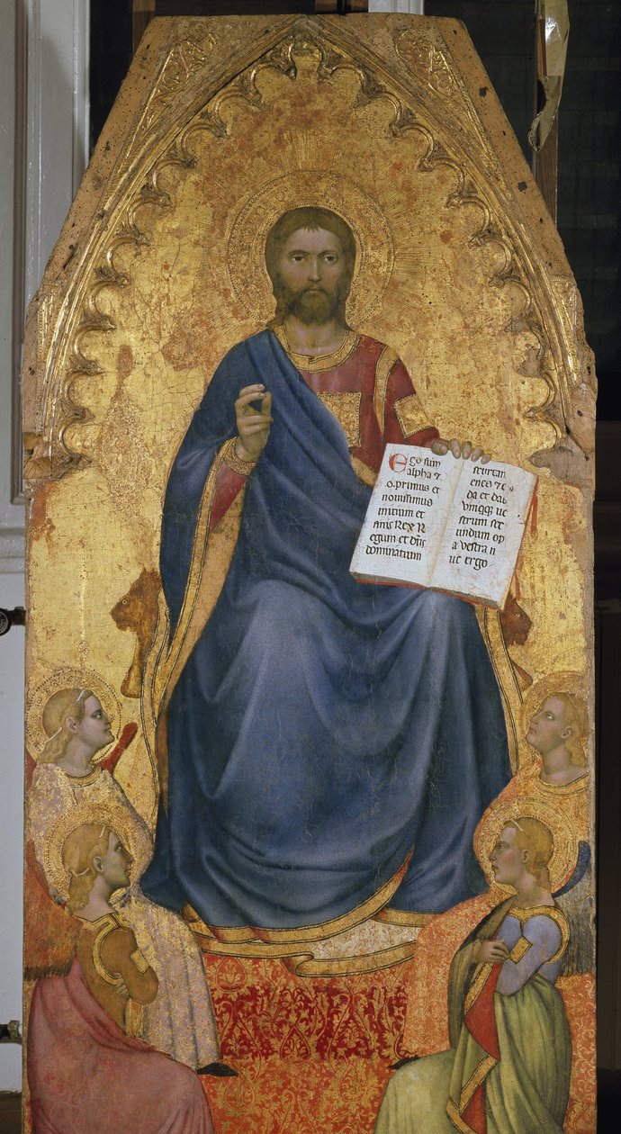 İsa Yargıç - Ahşap üzerine yağlı boya by Giovanni da Milano