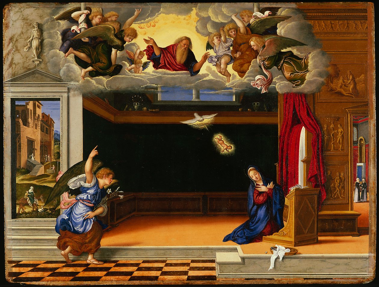 Müjde, c.1540 by Girolamo Da Santa Croce
