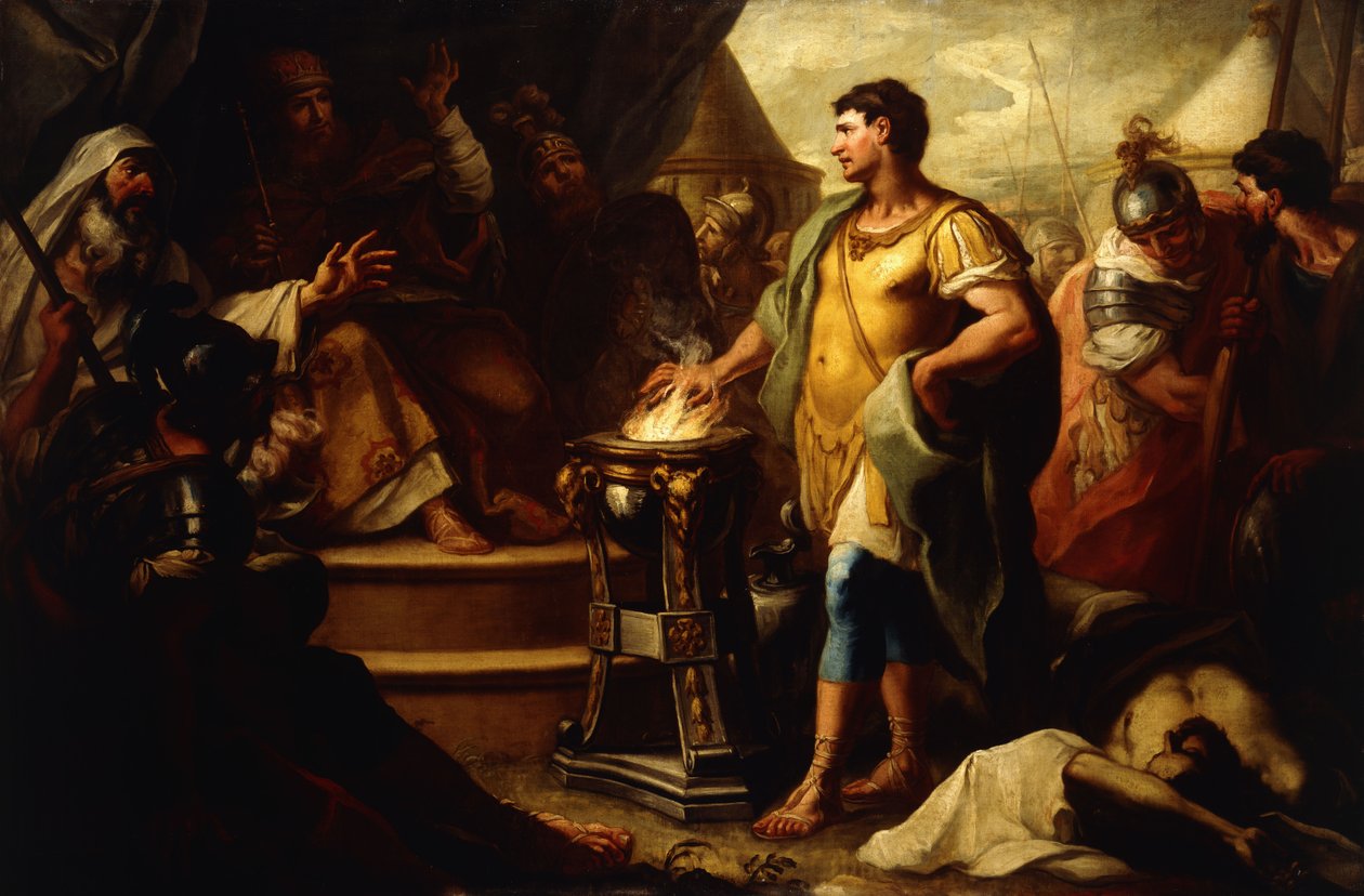 Mucius Scaevola by Girolamo Brusaferro