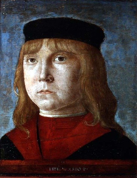 Bir çocuğun portresi by Girolamo Mocetto