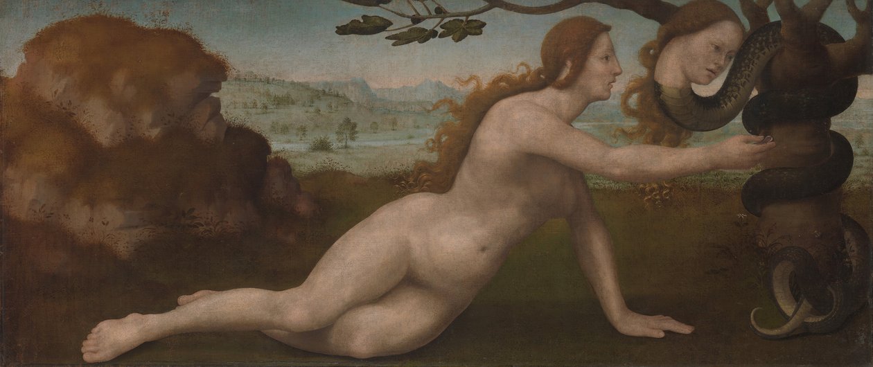 Adam, Eve. by Giuliano Bugiardini